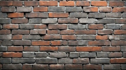Obraz premium rustic gray brick wall background