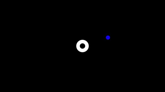 Set explosive shape and line explosion animation motion graphic elements with alpha channel on black screen background. Circle burst motion graphics animation.