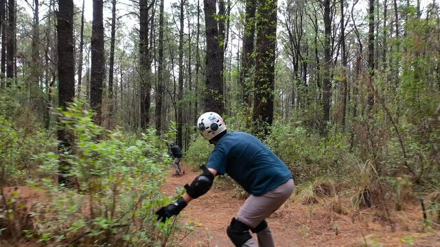 mountainboard, patineta de monta&ntilde;a recorrido
