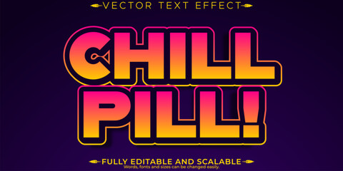 Retro sticker text effect, editable 70s and 80s text style