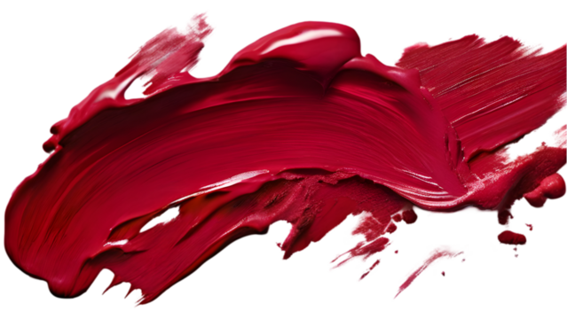 A deep marsala-colored acrylic paint stroke with rich, earthy textures. The brushwork should feel luxurious and sophisticated, with bold, dense strokes. 