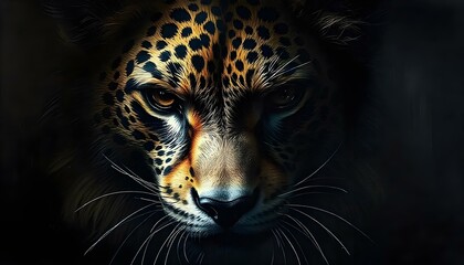 Obraz premium close up of a leopard