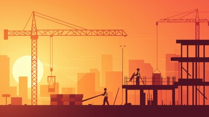 A construction worker demonstrating the proper technique for lifting heavy materials safely