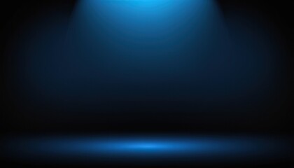 Obraz premium gradient Blue background. Smooth Dark blue with Black vignette Studio Banner. Empty dark blue with light and shadow abstract background, space for present your products. 22
