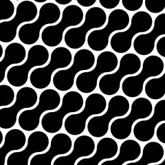 black and white seamless pattern