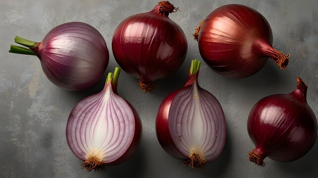 Red purple onion onions vegetable