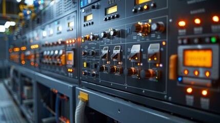 Industrial Control Panels in Power Plant Machinery