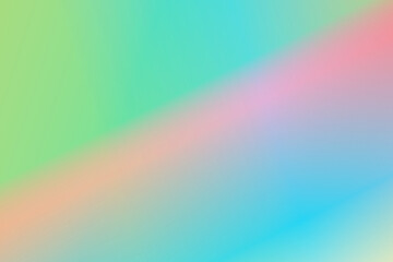 Rainbow gradient pastel blurred colorful abstract gradient color background. Smooth transitions of iridescent colors. Suitable for booklet, brochure, banner, poster, website,