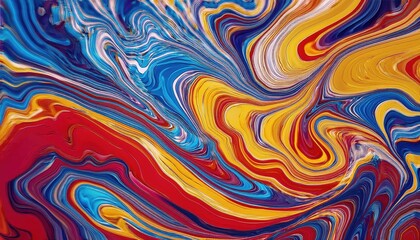 Abstract swirls of color