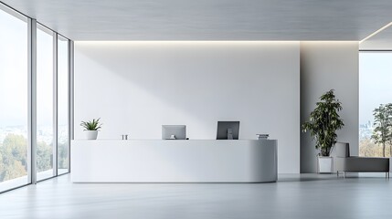 white business background. 3D Rendering. 