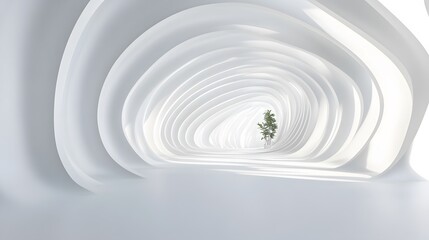 white business background. 3D Rendering. 