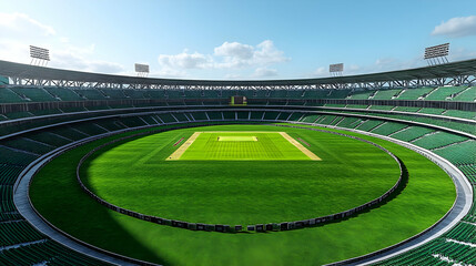 Cricket Stadium: A Green Field Ready for Action