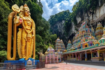 Hindu temple and sanctuary in Batu Caves