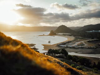 sunset over the sea