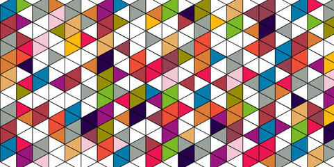 Modern geometric background for business or corporate presentation. Abstract background with a geometric pattern of triangle shapes. Graphic design element 