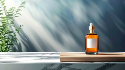 Elegant Luxury Perfume Bottle Mockup for Customization