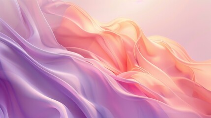 Fototapeta premium gradient background featuring smooth transitions from lavender to peach, creating a warm and soothing feel