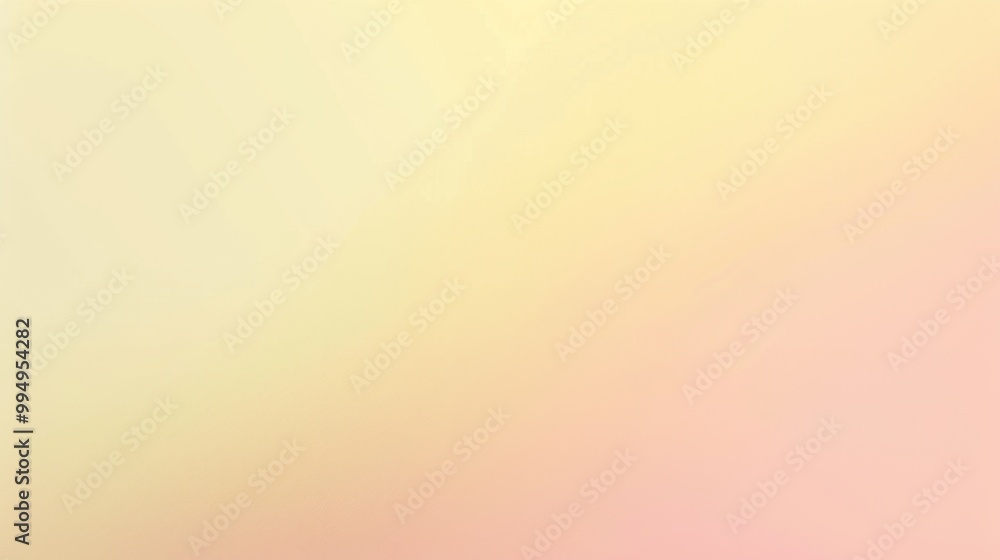Poster light pastel gradient transitioning from soft yellow to blush pink, perfect for a warm and inviting 