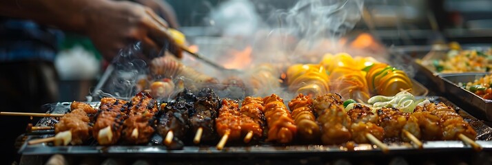 Global Cuisine Food Culture Create immersive food photography experience capturing sizzle aroma of street food vendors preparing delicacies around world enticing viewers with their culinary delights