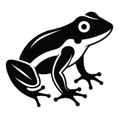 Solid color Mantella Frog animal vector design