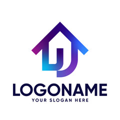  W House Vector Logo Design