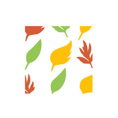 autumn leaf pattern vector