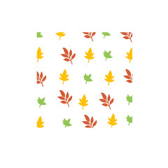 autumn leaf pattern vector