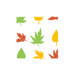 autumn leaf pattern vector