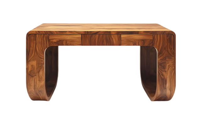 Modern Smooth Writing Desk with Clean Lines