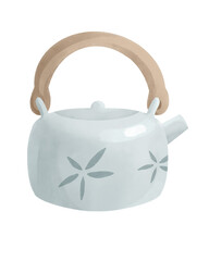 teapot isolated on white