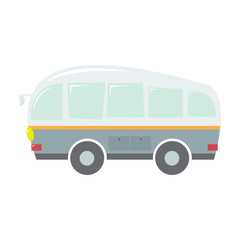 Vector Bus Flat Design Illustration