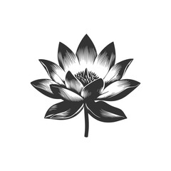 white lotus flower