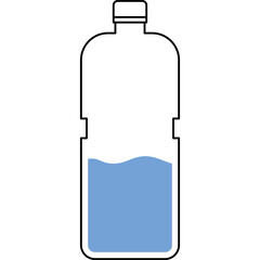 Drink Water Bottle Illustration
