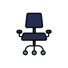 Office items icon stock vector