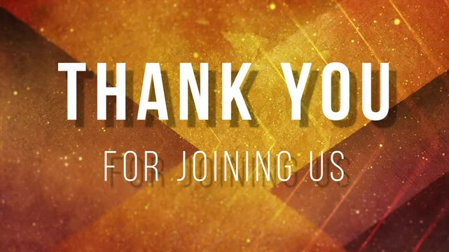 Thank you for joining us, video with modern seamless background