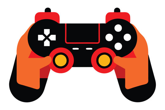 recommend clip art: Video game vector illustration isolated on a white background