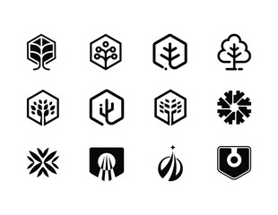 Branding icon set. Containing marketing, product, brand value, design, logo, brand development, social media, advertising and loyal customers icons. Solid icon