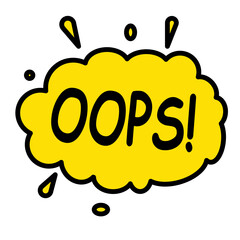 Oops Buble Chat pop Up icon