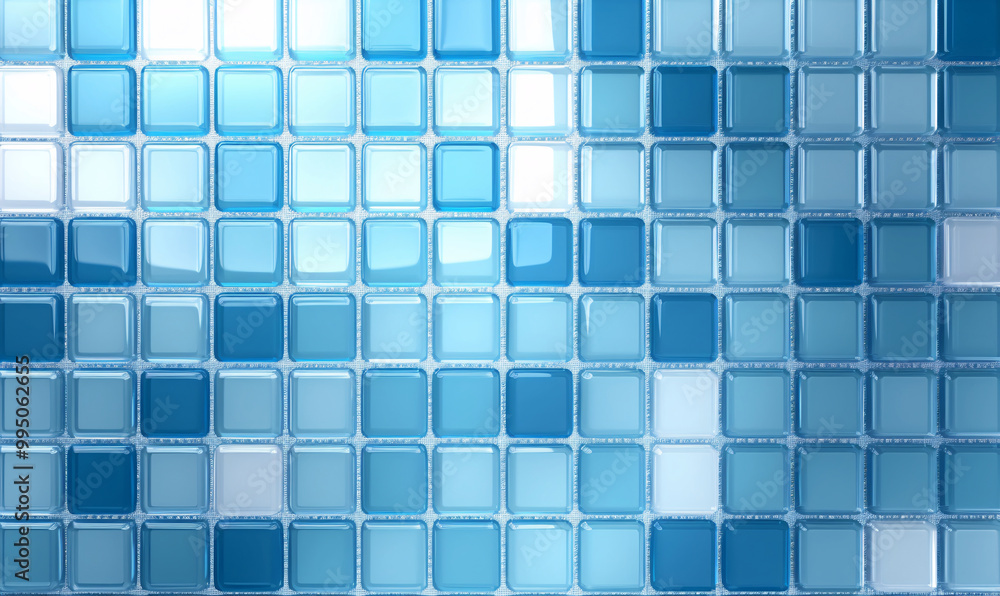 Wall mural abstract background with squares-generative ai