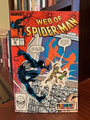 Obraz premium Seattle, WA, USA September 25, 2024 Web of Spiderman 36