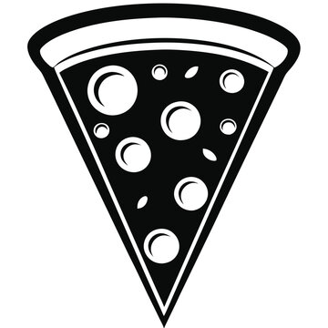 recommend clip art: Pizza vector silhouette
