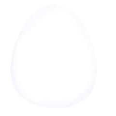 white egg on white