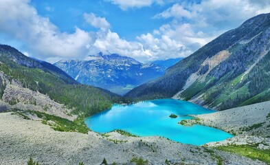 Obraz premium Joffree Lakes, Canada