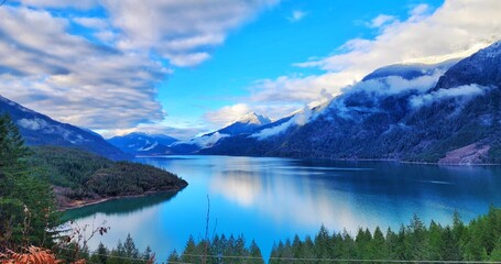 lake in the mountains