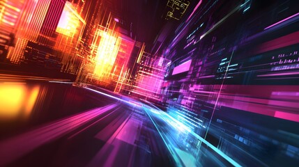 abstract futuristic fade computer technology business background. 