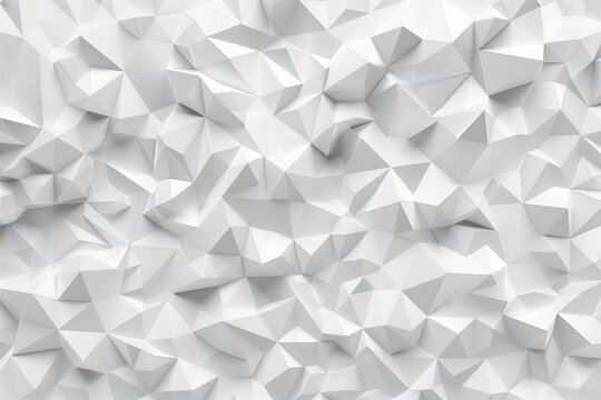  Abstract white and gray triangular mosaic texture pattern background design for modern art