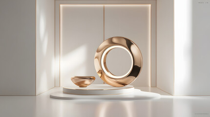 An empty white room with a window, showcasing minimalist design and open space	