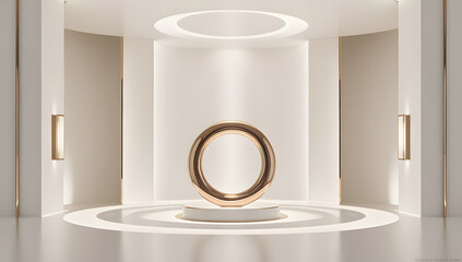 An empty white room with a window, showcasing minimalist design and open space	