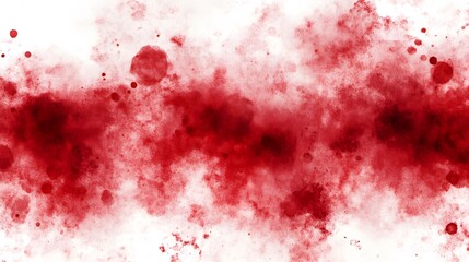 Obraz premium Abstract Red Watercolor Background with Splatter Effect