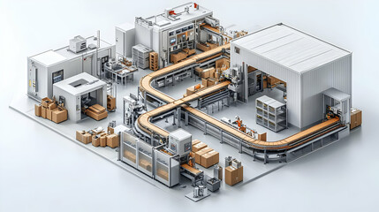 Automated Conveyor System: Manufacturing Process Efficiency & Innovation